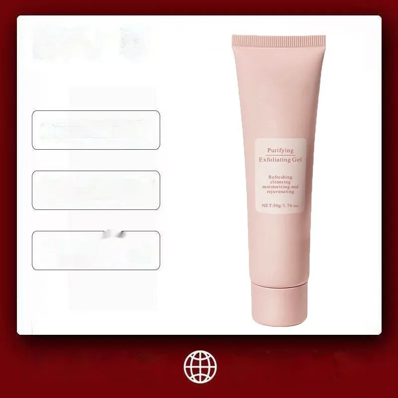 Moisturising facial exfoliating gel scrub in 132g packaging suitable for all skin types