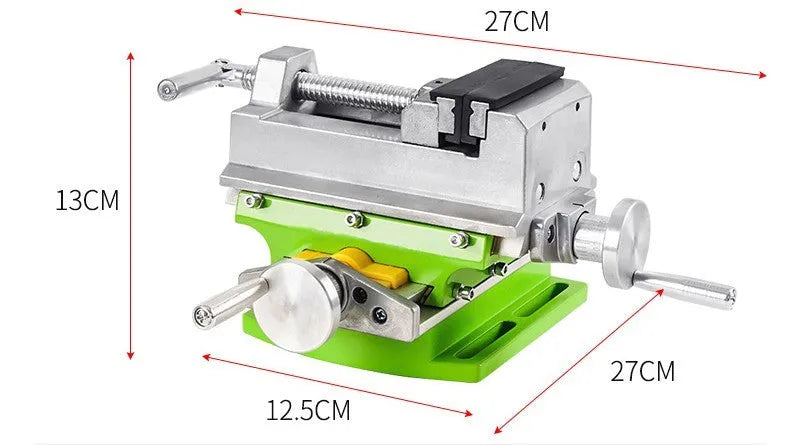Bench drilling and milling machine with 220V power supply and included clamping pliers