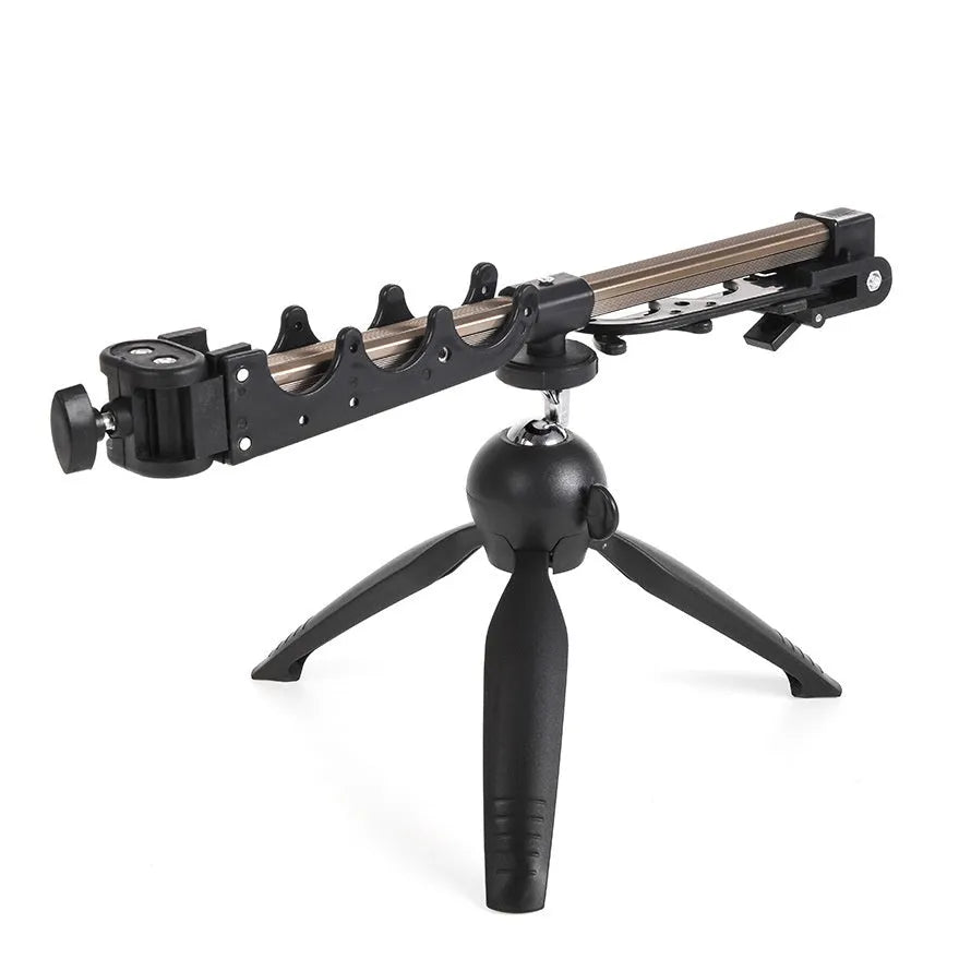 Aluminium alloy ice fishing tripod bracket for small rod support