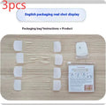 Skin tone neck firming adhesive tape with lifting strips and patches
