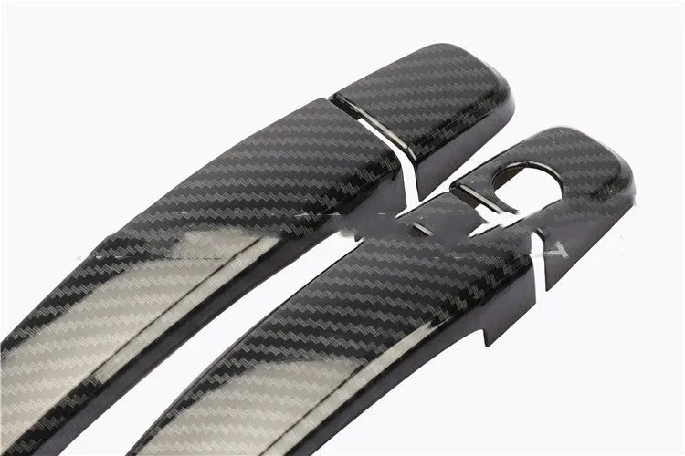 Carbon fibre pattern door handle decoration for Opel Vauxhall Astra H/J 2004-2015 models