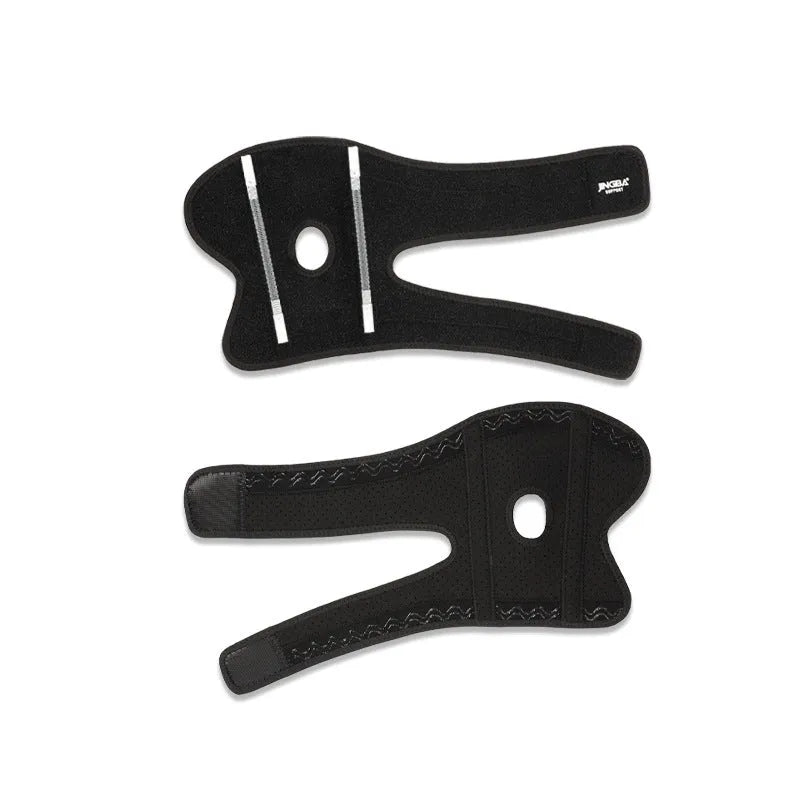 Black adjustable sports elbow guard for basketball, football, tennis and outdoor activities