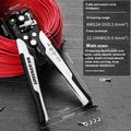 Fully automatic wire stripping pliers with high carbon steel blades weighing 0.361kg