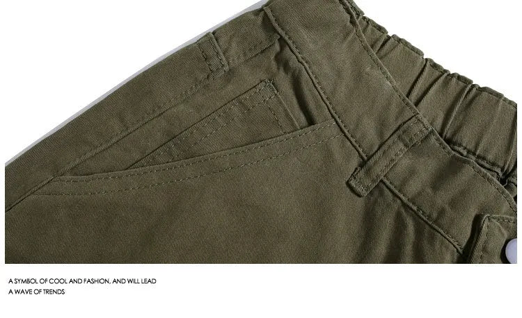 Casual wide-leg cropped workwear pants in micro-elastic fabric available in three colours