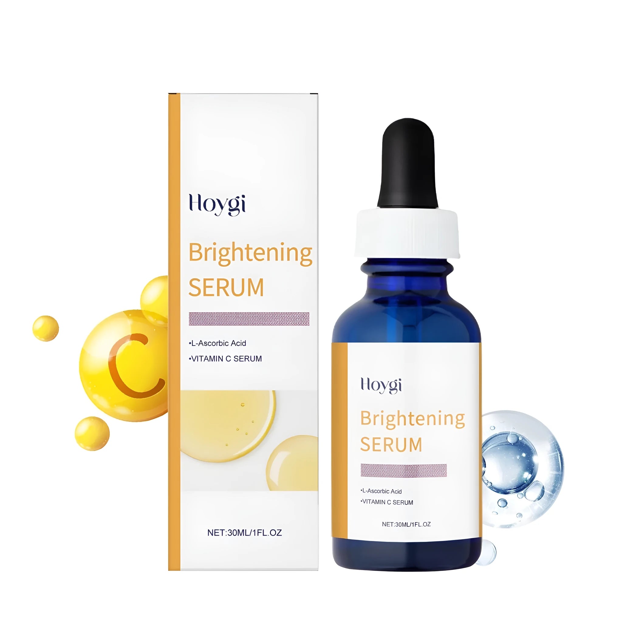 30ml bottle of Vitamin C Solution facial essence with Vitamin E and glycerin.
