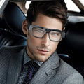 Black head-mounted smart Bluetooth glasses with a camera lens and touch controls on the frame.