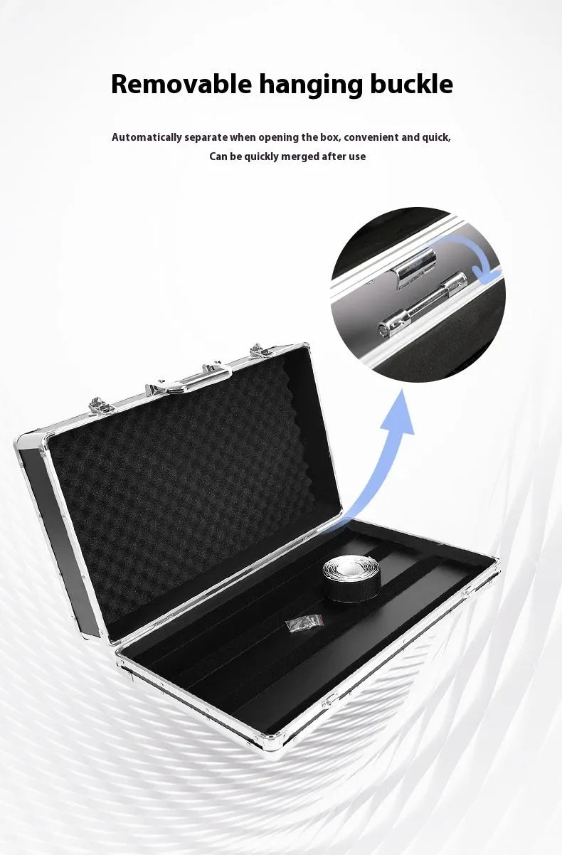 Aviation Box T-EC8 comprehensive guitar effect device in flight case with trumpet-style configuration