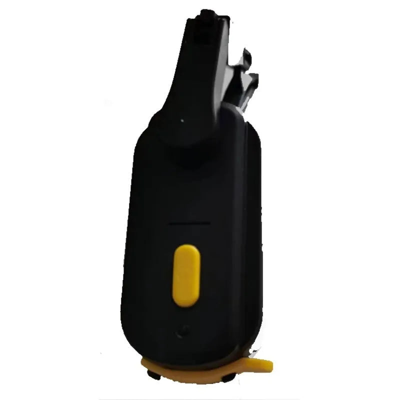 Black smart helmet wiper with 65mm blade for motorcycle visor cleaning, model TZ-HW065.