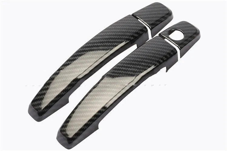 Carbon fibre pattern door handle decoration for Opel Vauxhall Astra H/J 2004-2015 models