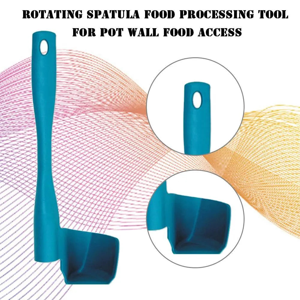 Rotary Thermomix scraper for TM6 TM5 TM31, food grade PP, 22.5cm, blue or black