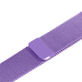 Stainless steel watch strap replacement band showing silver colour with 22mm width