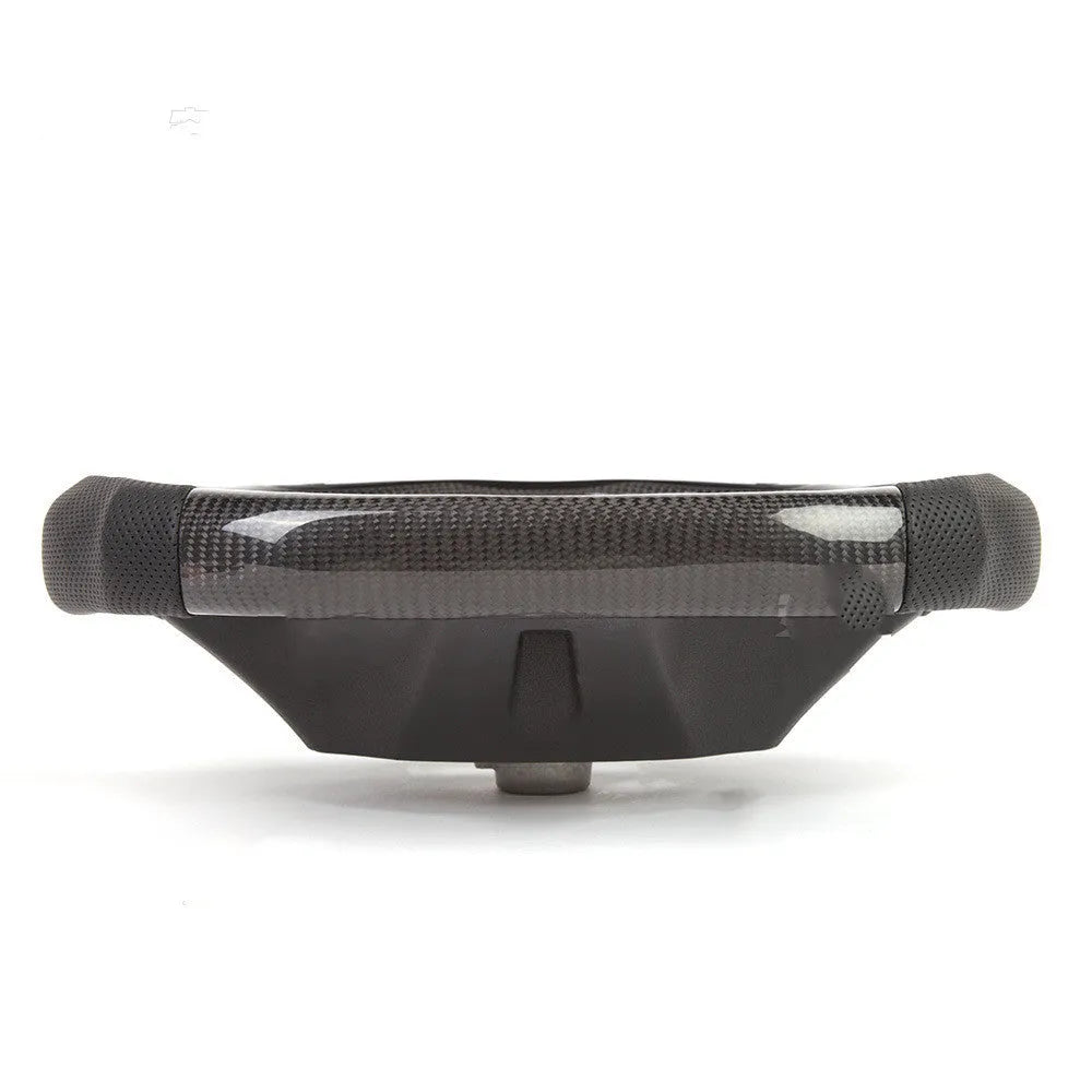 Black carbon fibre BMW steering wheel with integrated LED controls for X3 X5 models