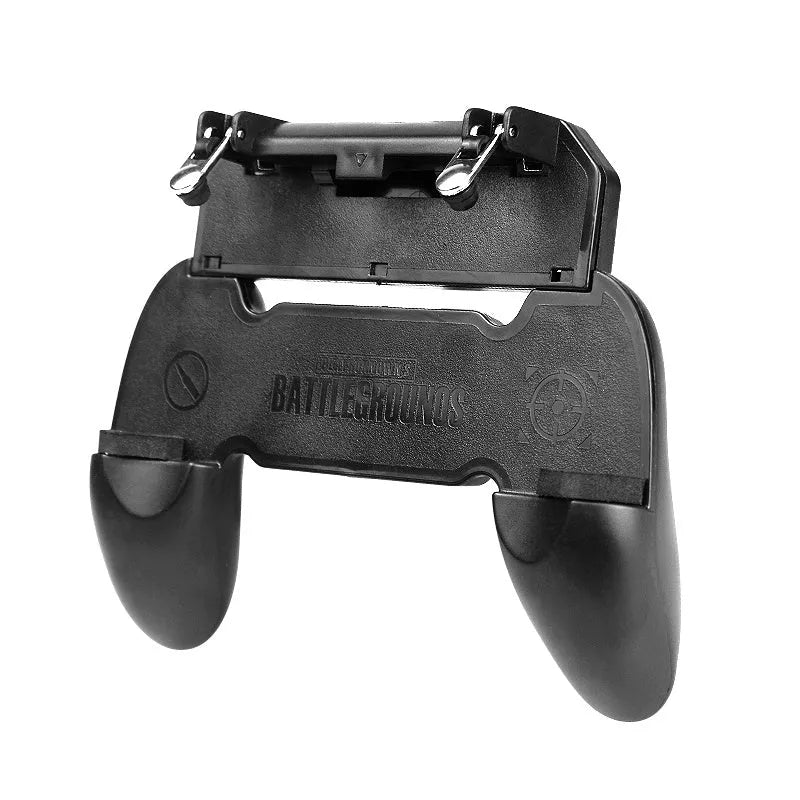 Mobile phone game controller auxiliary suit in black or brown black with plug-in physical connection