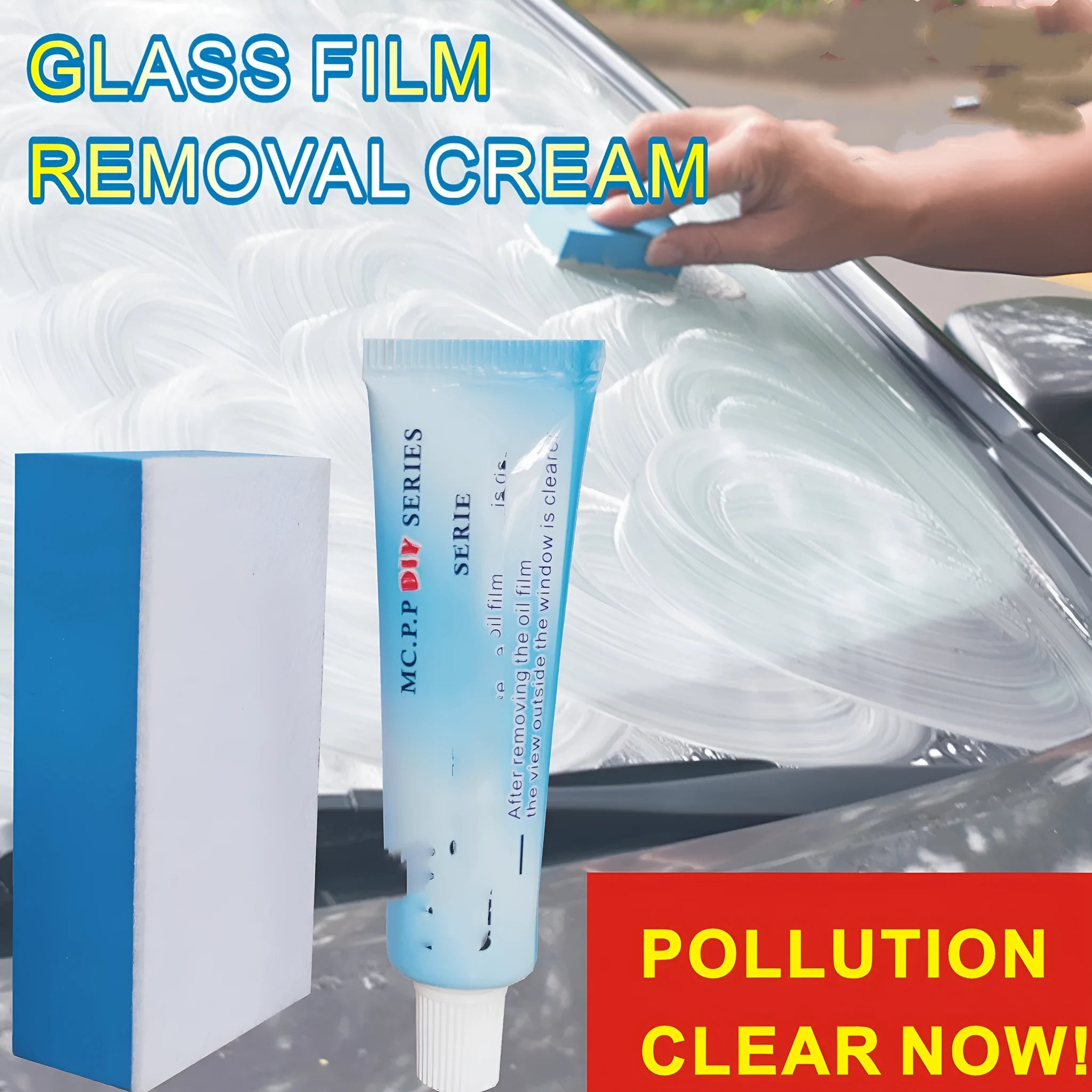White English version bag containing 15ml automotive glass rainproof agent