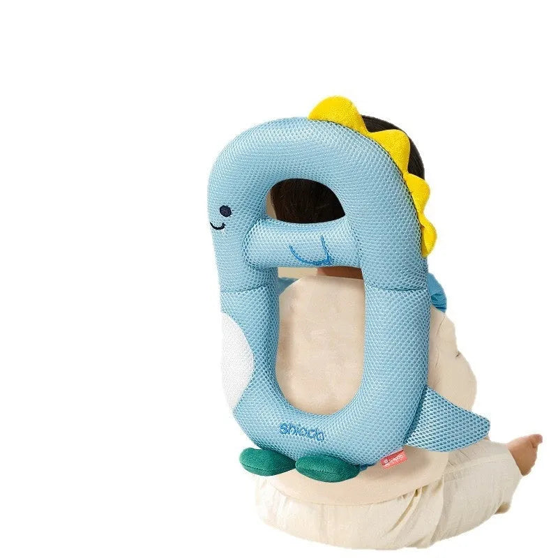 Cartoon baby anti-collision pillow in Little Dinosaur design for toddler fall protection.