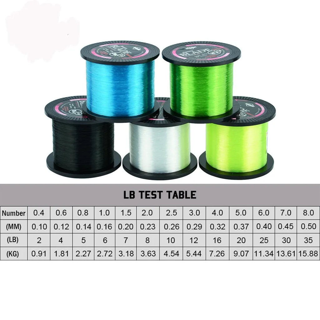 Spool of Seaknight1000 M nylon monofilament fishing line in multiple colour options