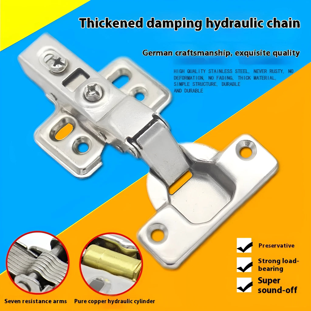761 cold rolled steel hydraulic cabinet hinge with nickel plating and damping mechanism