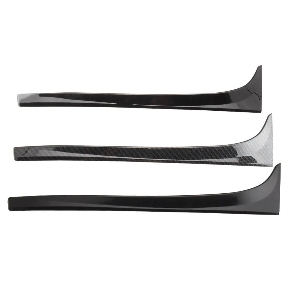 Glossy black rear window side spoiler wing for Volkswagen Golf 7 MK7 car