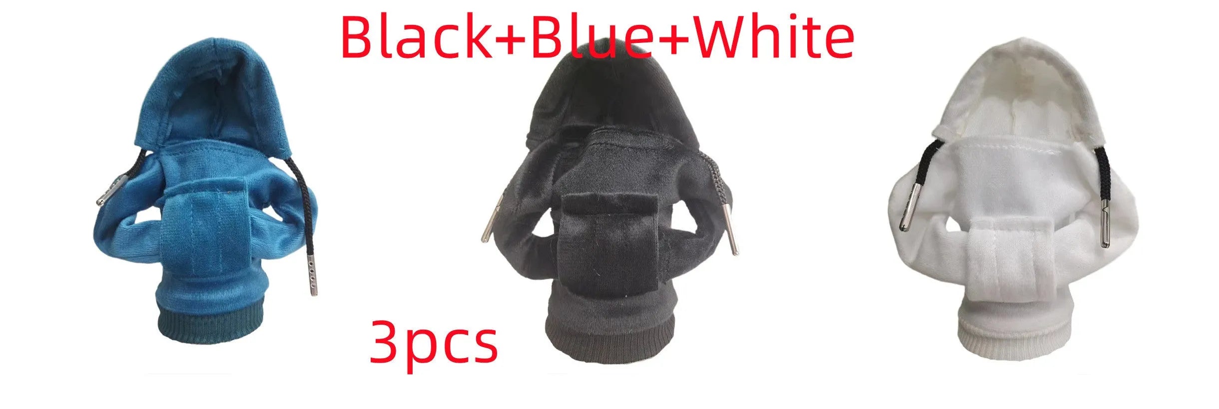 Cloth car gear shift knob hoodie cover in multiple colours for manual and automatic vehicles