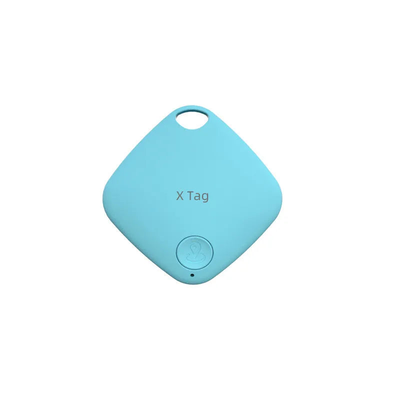 Diamond Global Locator Bluetooth anti-loss tracker in black, shown next to a key ring.