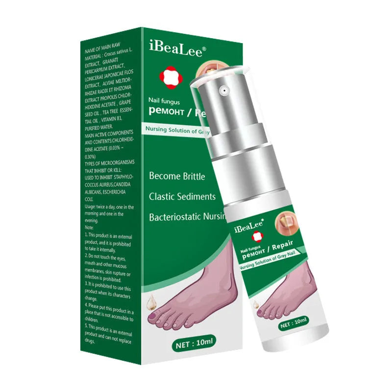 Jiagou 10ml antimicrobial foot treatment liquid bottle for nail whitening