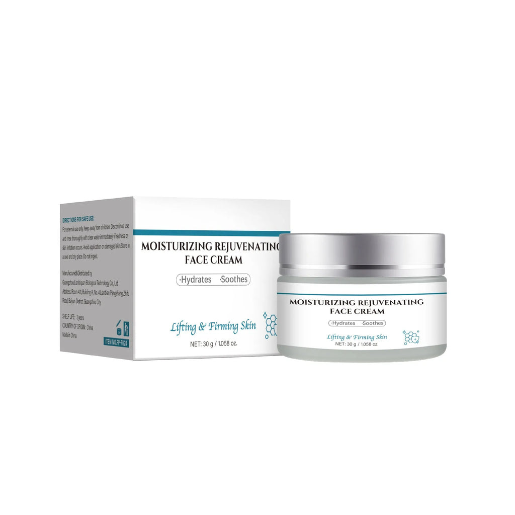 30 gram jar of FP-F024 anti-aging cream for facial and body skincare application