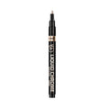Metal mirror chrome plated marker pen in rose gold, champagne gold, gold plated and silver plating, 0.8mm 1.0mm 2.0mm nibs