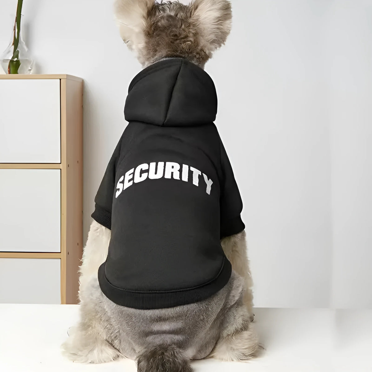 Solid colour warm printed pet clothing in polyester, unisex British style, sizes XS to 9XL, colours blue black red pink grey grey-black