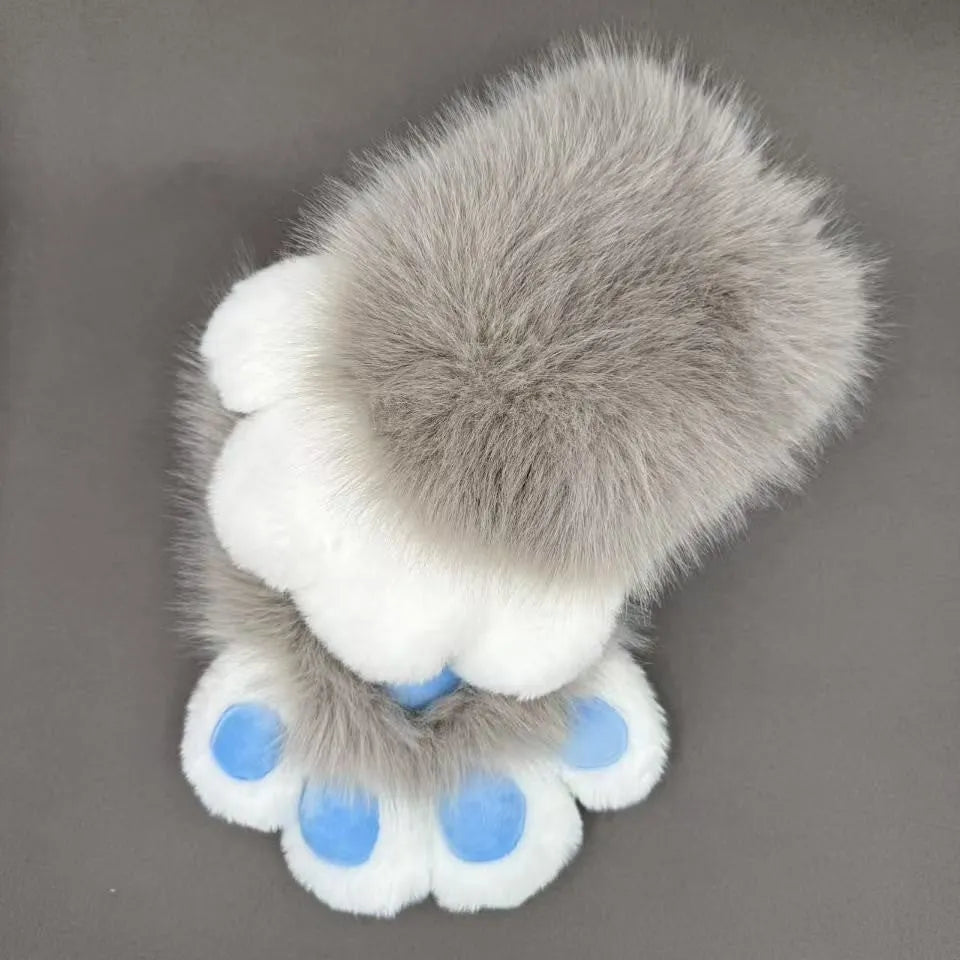 Animal claw cosplay gloves with colourful pads in free size for costume decoration