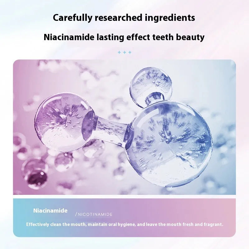 100g tube of nicotinamide dazzling white toothpaste for adult oral care and whitening