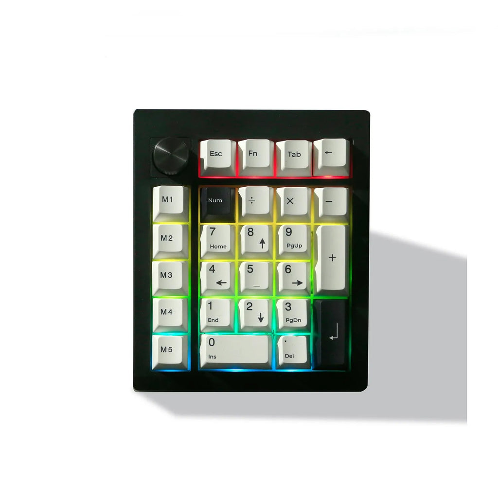 Wireless mechanical numeric keyboard in black colour with Bluetooth connectivity
