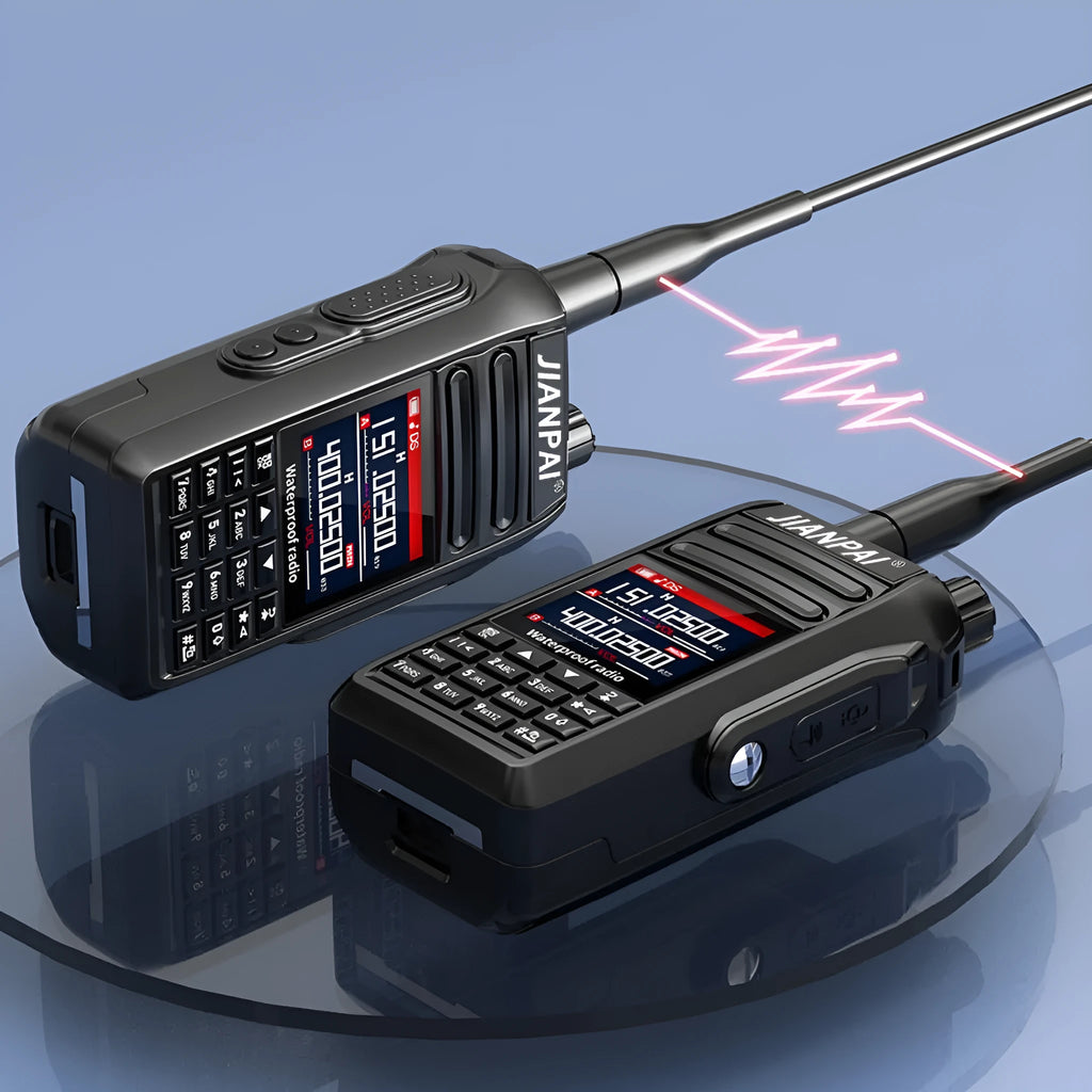 Black interphone aviation full band motorcycle communication headset with waterproof dustproof properties