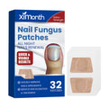 Box of 32 clear nail repair adhesive bandage patches on a white background.