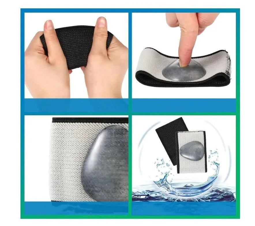 Elastic foot bandage with PU heart pad arch support in ordinary and heart style options