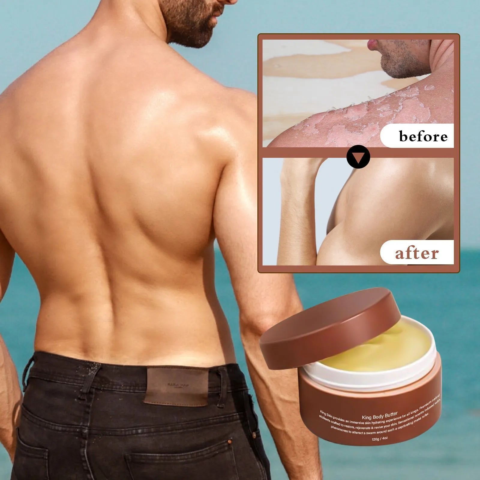120g body moisturiser cream bottle for dry skin general use