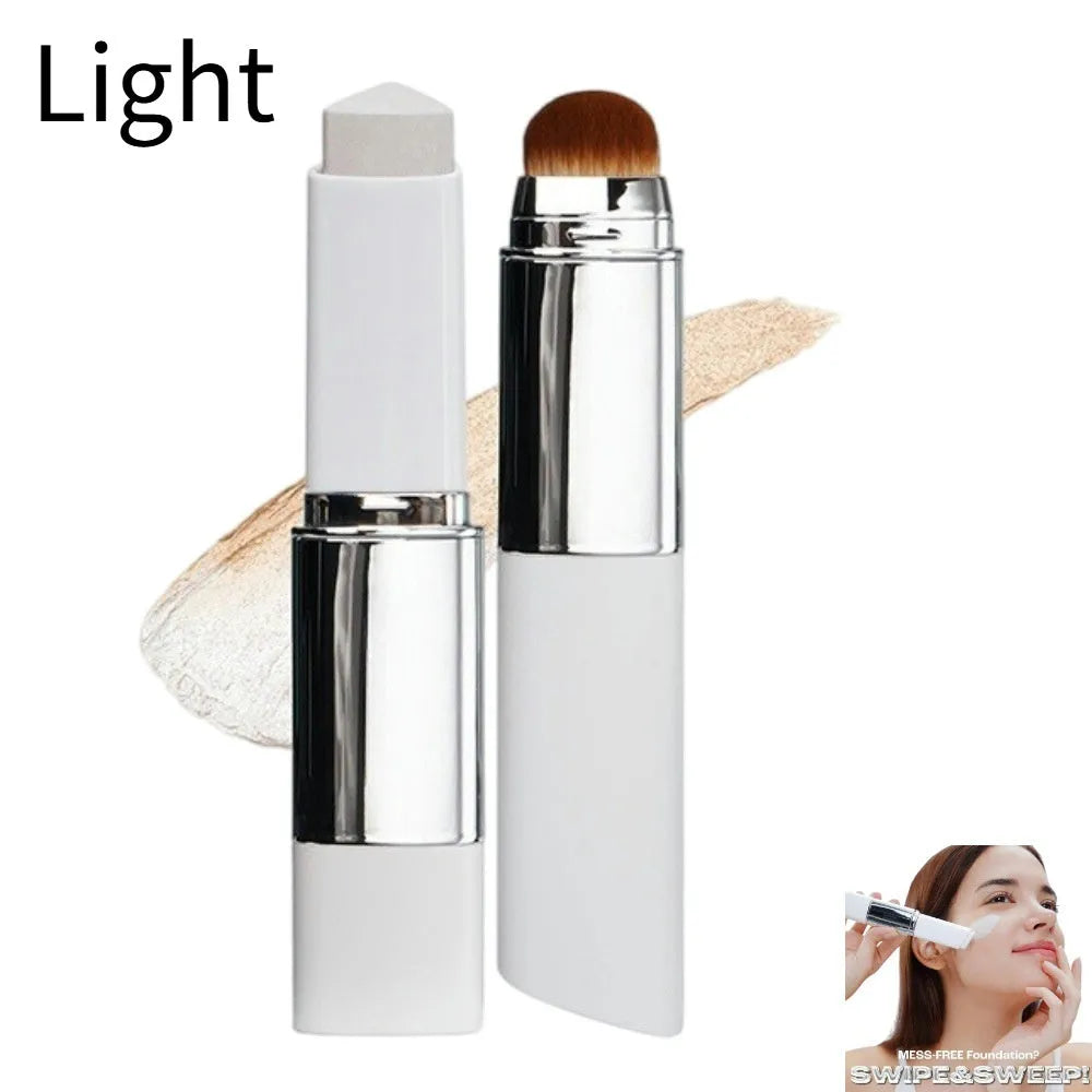 Blanc Cover Cream Stick V Foundation with removable brush in light colour 13g