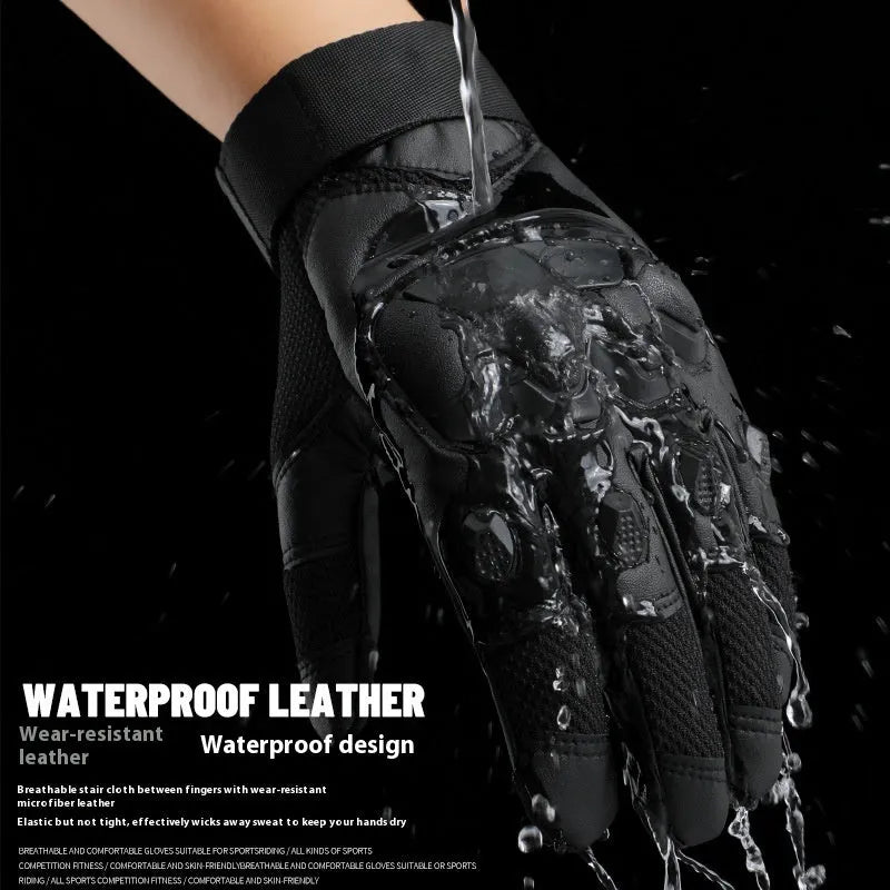 Men's tactical training gloves with touch screen fingertips in black, green or yellow colours