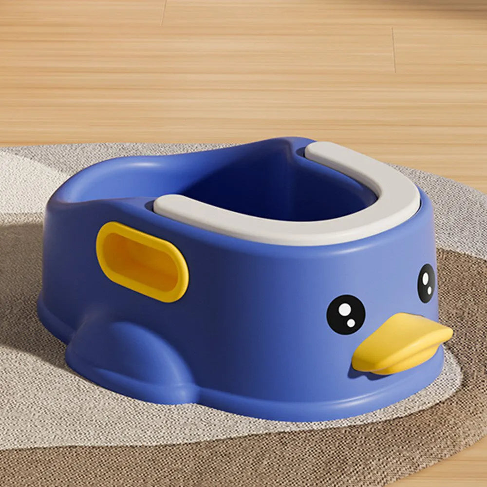 Duck-shaped PVC bathtub for washing dogs and cats in blue, pink or yellow colours