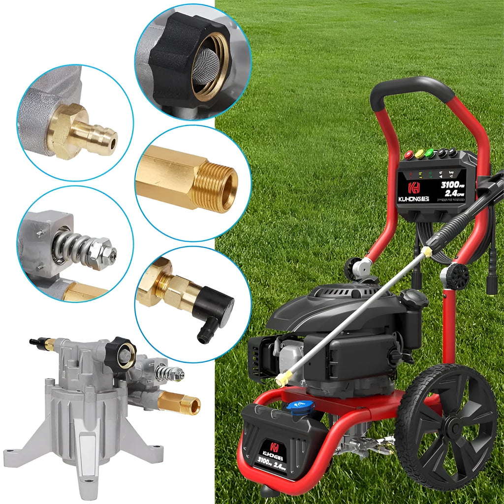P170 swash plate aluminum pump with perpendicular shaft for high pressure cleaning machines