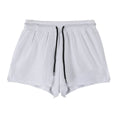 Men's quick-dry nylon summer shorts in black and white colour options