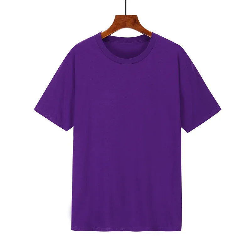 Men's black cotton loose fit short sleeve t-shirt with a printed design.