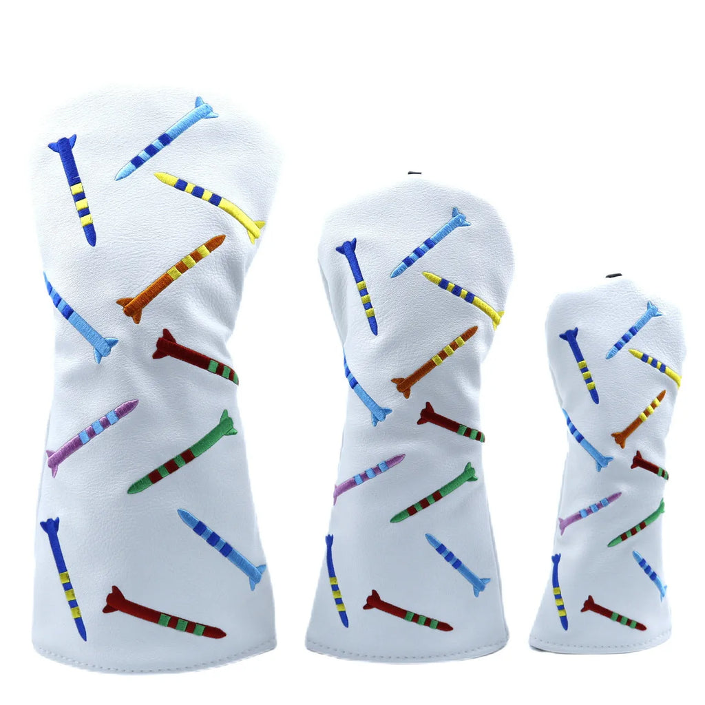 Black or white PU golf club wooden pole set in large, medium or small size for fitness training