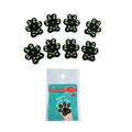Breathable silicone cloth dog paw protection footstickers in S and M sizes