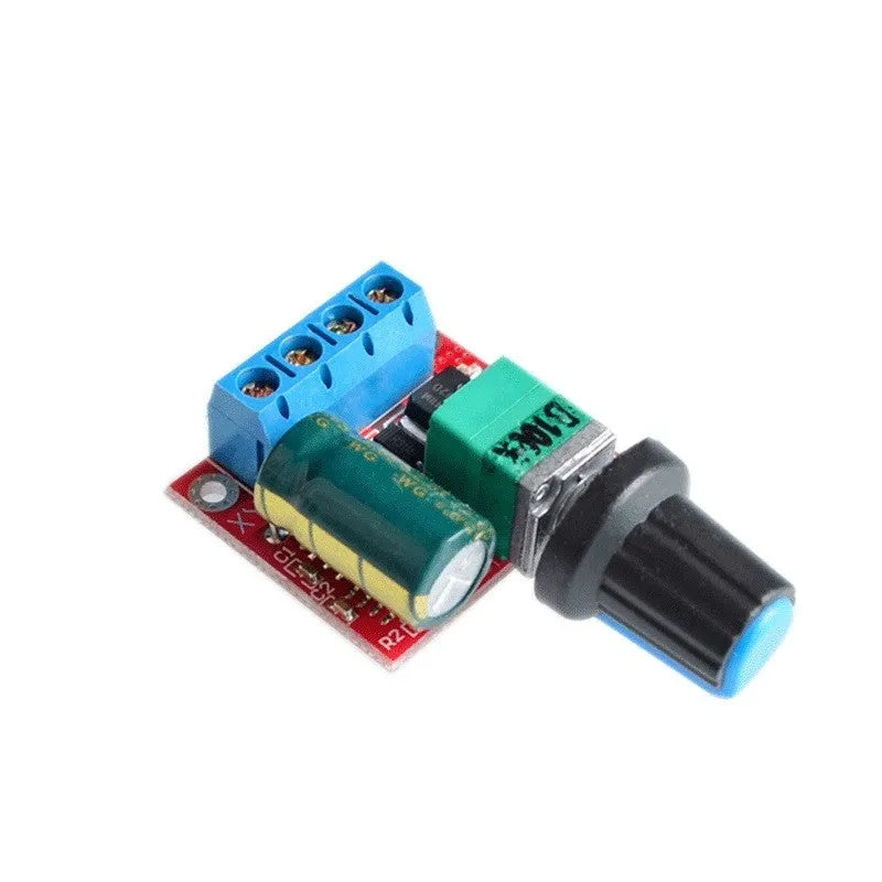 PWM DC motor governor speed controller with adjustment knob for 5V-35V motors
