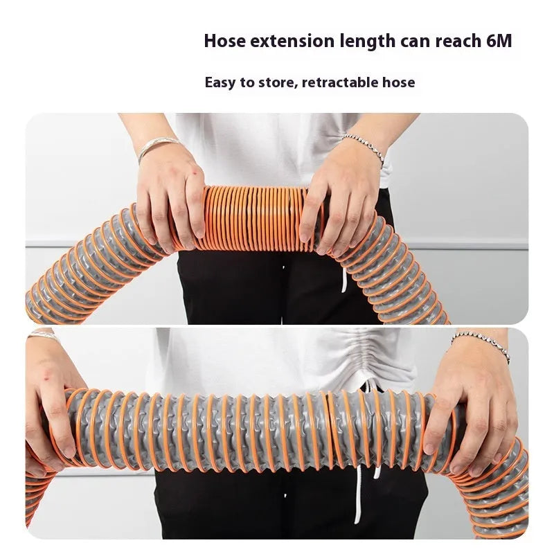 90-degree rotary elbow joint accessory for flexible sewage hose connection.