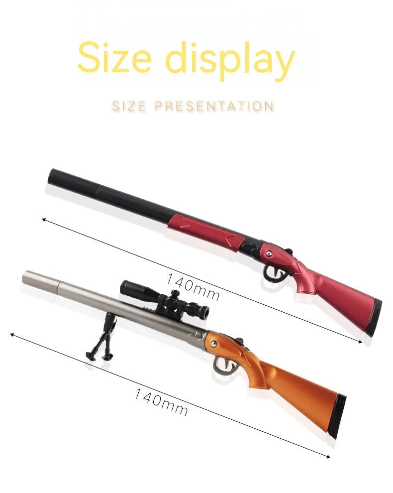 Eating Chicken 98K Sniper Rifle creative gel pen with plastic construction and 0.5mm ballpoint