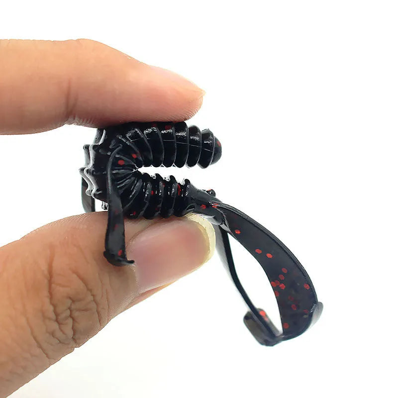 8cm PVC soft fishing lure simulation bait in multiple colour options