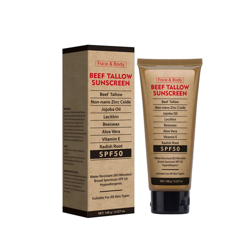 100g organic grass-fed butter protective cream tube for body moisturising and oil control