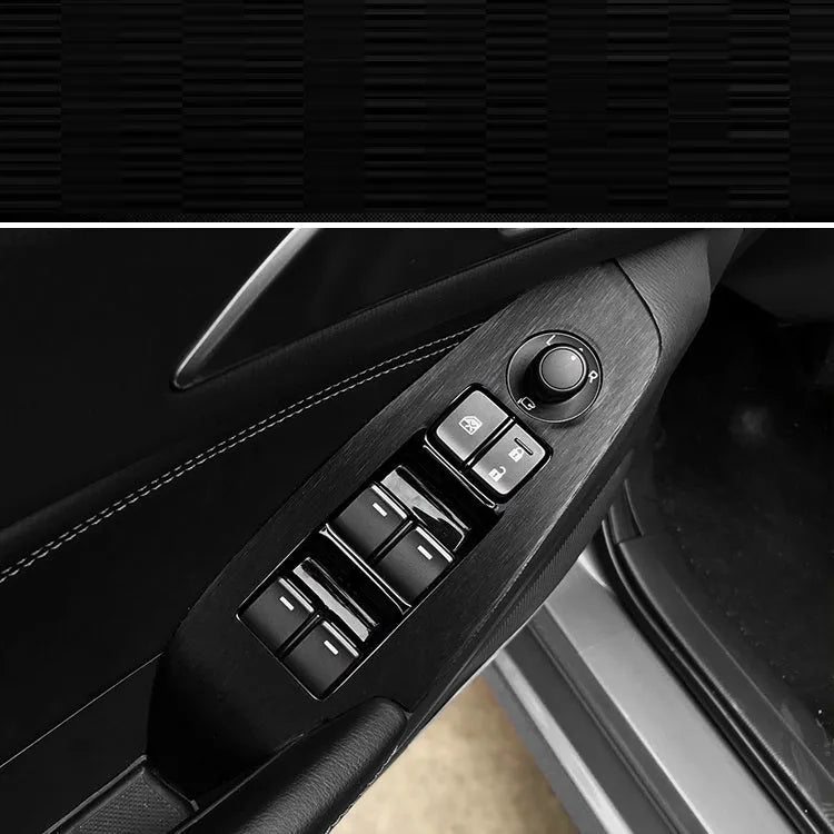 Unksera 3D carbon fibre decorative film sticker kit for car centre console and interior trim.