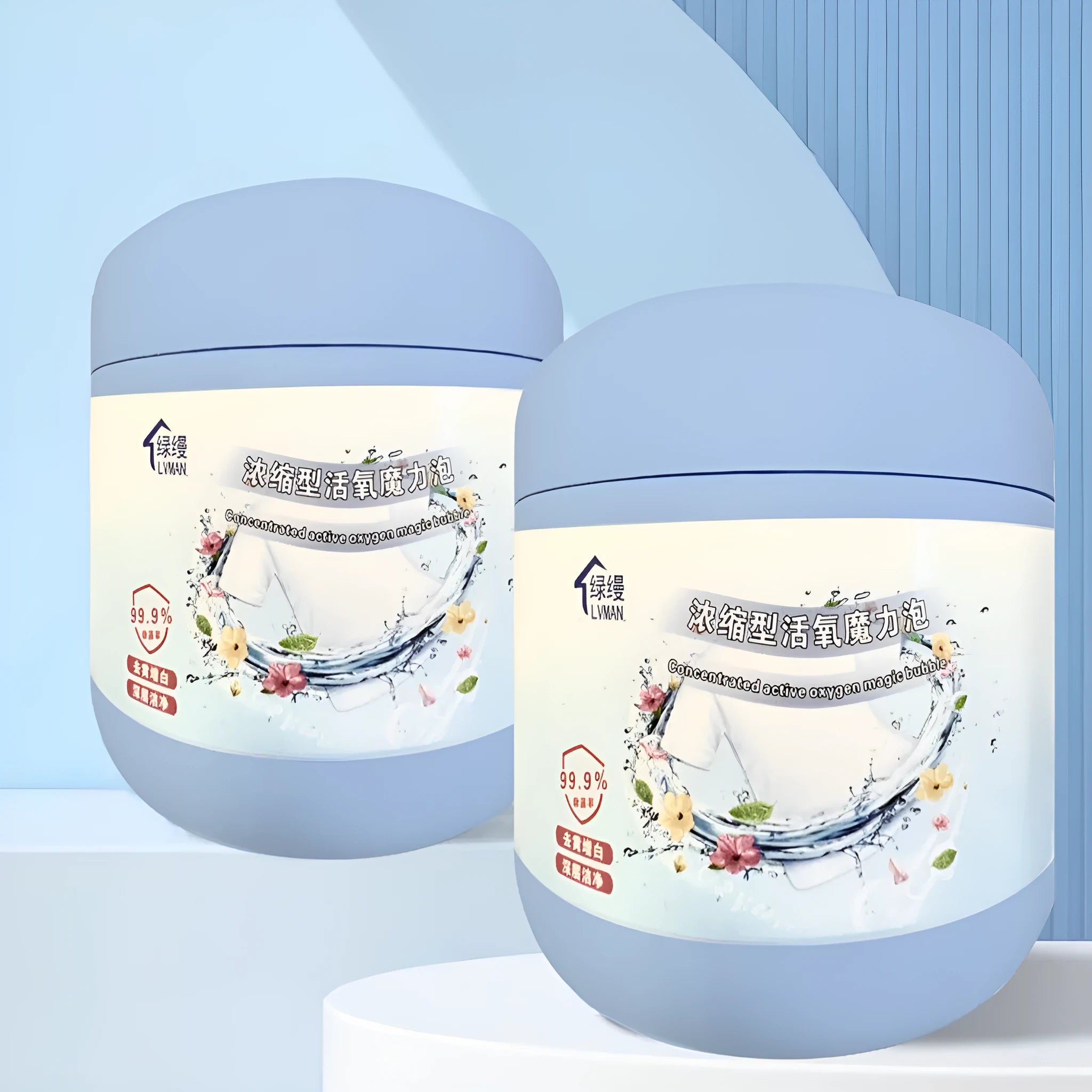 400g bottle of enhanced active oxygen bleaching powder for laundry stain removal